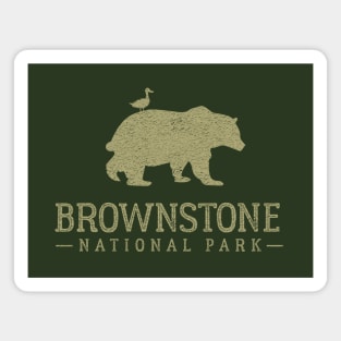 Brownstone National Park Magnet